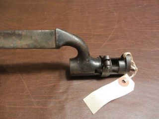 VINTAGE ANTIQUE 1800s BRITISH MILITARY P1876 MARTINI ERA MUSKET RIFLE BAYONET 9