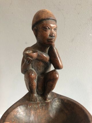 Ifugao Figure Bowl Wooden Carving Tribal Art From The Philippines Duyu 10