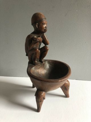 Ifugao Figure Bowl Wooden Carving Tribal Art From The Philippines Duyu