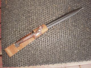 Swedish Sword Bayone For Use With The 6.  5 Mm.  M1894/14 Mauser Carbine W Frog