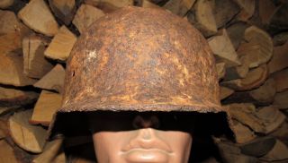 - Authentic Ww2 Wwii Relic German Helmet Wehrmacht 134