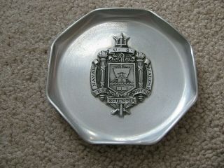 Vintage Usna Us Naval Academy Us Navy 3.  25 " 6 Sided Aluminum Shallow Plate Sigg