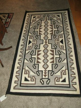 Fabulous Navajo Two Grey Hills Rug,  71 