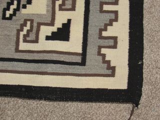 Fabulous Navajo Two Grey Hills Rug,  71 