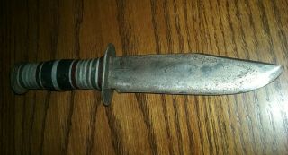 Antique Fighting " Trench Knife " / Heavy Duty / No Sheath / Great Knife