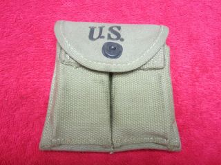 Us Wwii M1 - Carbine Pouch Dated 1943