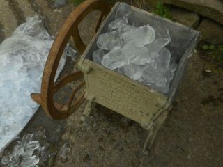 Antique Orig Cast Iron Ice Breaker Chipper North Bros Lightning 106