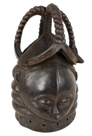 Mende Helmet Mask Sowei Sande Society Liberia African Art