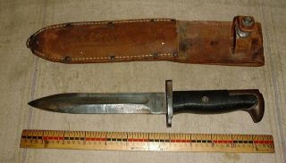 M1 Garand Bayonet Pal 1943 Flaming Bomb Mark 11 1/2 " Knife Blade Wwii