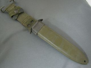 Ww2 Us Army Issue M8 Bm Co.  Bayonet Or Knife Scabbard