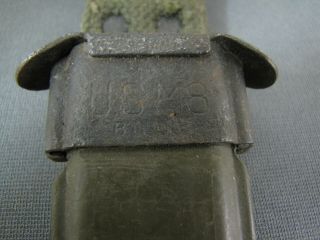 WW2 US Army issue M8 BM Co.  bayonet or knife scabbard 3