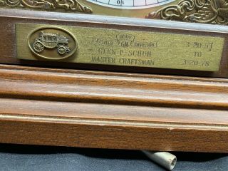 Seth Thomas 8Day Legacy - 3W 1314 - 000 Mantel Table Clock Westminster Chime 10
