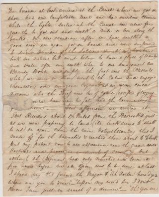 1829 BRITISH ARMY MEDICAL OFFICER LETTER FROM GLASGOW BARRACKS - CONTENT 3