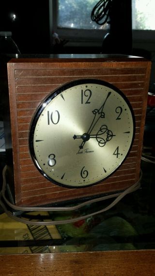 1938 Seth Thomas " Mantle Clock^ Electric.  Rare Model With Chime 