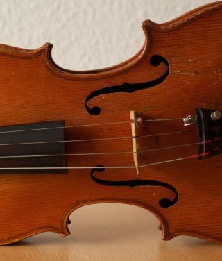 old violin 4/4 geige viola cello fiddle label LOUIS OTTO 5
