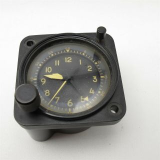 Vtg Waltham Military Aircraft Clock Type A - 13a 8 Day 22 Jewels