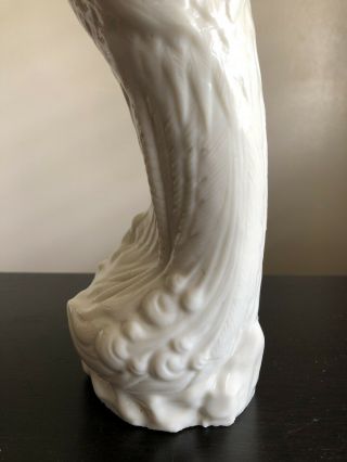Antique 19th C Chinese Blanc de Chine White Porcelain Phoenix Bird Statue 2 of 2 4