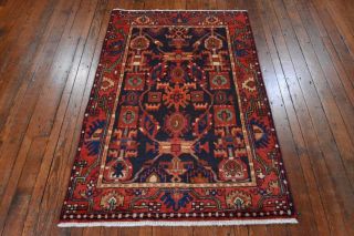 Vintage Persian Hamadan Design Rug,  3 