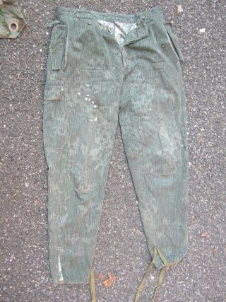 Camouflage Pants Modeled After The German Splinter & Waffen Oakleaf Camo Muster