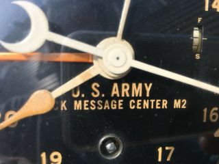 WW2 M2 Chelsea Message Clock - Vet Paperwork 8