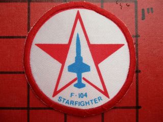 Air Force Squadron Patch Greece Greek Haf F - 104 Starfighter,  Printed