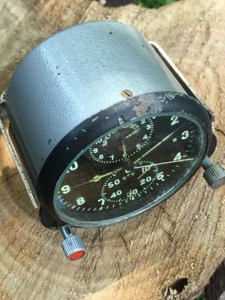 Soviet AirForce Panel Cockpit Clock ACS - 1 