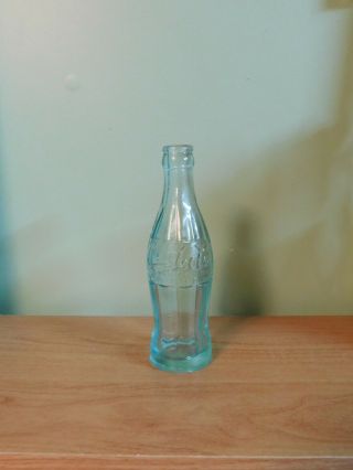 Coca Cola Bottle - November 16th,  1915 Ball Ground GA Aqua Blue Rare Find 5