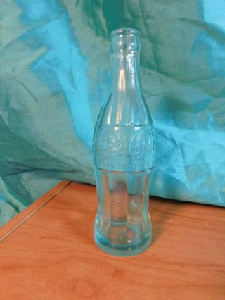 Coca Cola Bottle - November 16th,  1915 Ball Ground GA Aqua Blue Rare Find 6