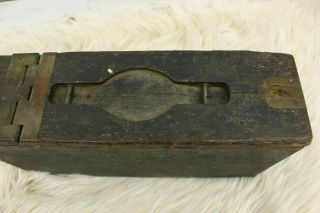 WWI Wood Dovetail Ammo Ammunition Box US Colt Vickers M1915 30 Cal.  Machine Gun 10