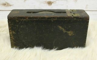 WWI Wood Dovetail Ammo Ammunition Box US Colt Vickers M1915 30 Cal.  Machine Gun 3