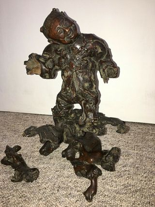 Rare Chinese Ming Dynasty? Carved Root Wood Figure Loft Find