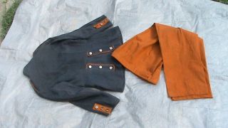 OLD AUSTRO - HUNGARIAN MILITARY UNIFORM with TROUSERS - RARE - BARGAIN 3