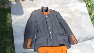 OLD AUSTRO - HUNGARIAN MILITARY UNIFORM with TROUSERS - RARE - BARGAIN 8