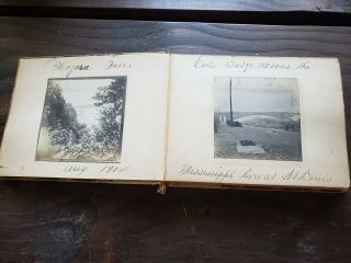 Antique Photos and Album Mississippi Steamship Murder World Fair Niagara Falls 6