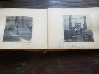 Antique Photos and Album Mississippi Steamship Murder World Fair Niagara Falls 7