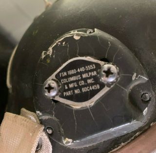 US Air Force Vietnam Era Helmet & Visor Named Major USAF Pilot 60C4459 7