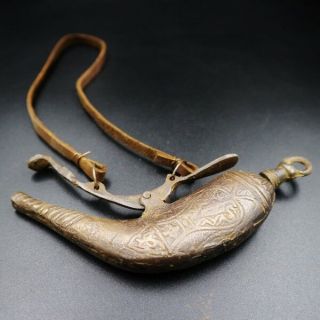Rare Unique Solid Antique Egyptian Bronze Perfume Holder 4