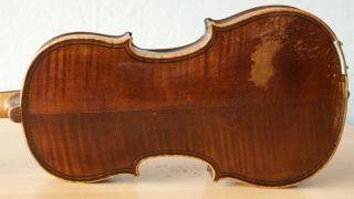 Old Violin 4/4 Geige Viola Cello Fiddle Label Stefano Scarampella