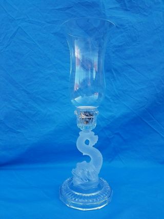 Antique French,  Candlestick Style Baccarat,  Crystal,  20th