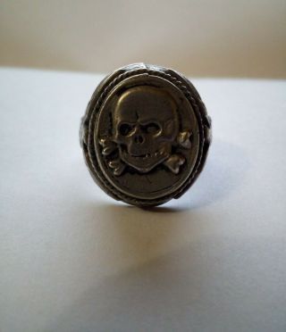 Ww 1 World War 1 Wwi Pz Div Totenkopf German Military Skull Dead Head Ring