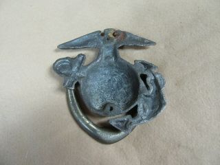US Marines Door Knocker,  Solid Brass,  Eagle/World/Anchor GD,   3