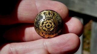 British North York Military Button