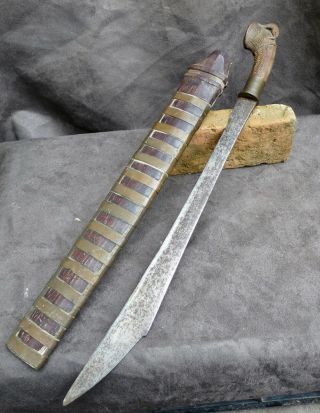 Antique and quality NIAS Sumatran Balato sword,  no mandau,  Indonesia 4