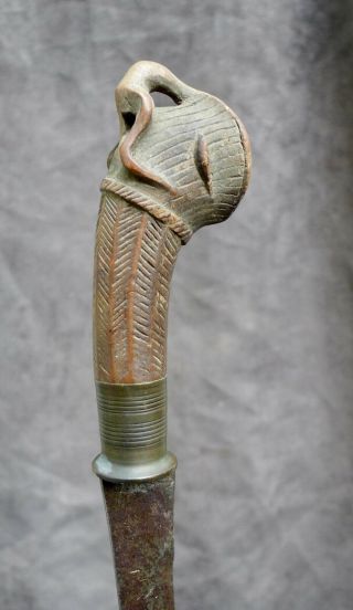 Antique and quality NIAS Sumatran Balato sword,  no mandau,  Indonesia 5