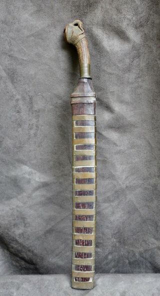 Antique and quality NIAS Sumatran Balato sword,  no mandau,  Indonesia 9