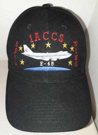 1acss 55th Wing 1st Airborne Command Control Squadron Usaf E - 4b Hat Sac
