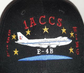 1ACSS 55TH WING 1st Airborne Command Control Squadron USAF E - 4B HAT SAC 2
