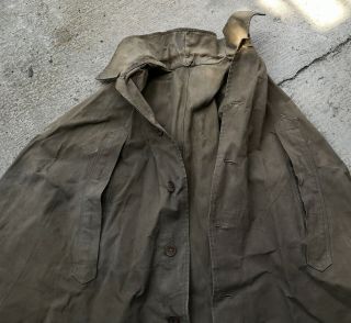 German WW 2 Wehrmacht / Wach - Mannschaft Rain Coat / Rain Poncho 2