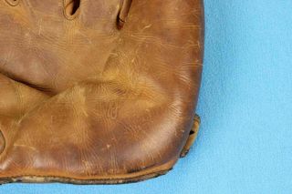40s Vintage BASEBALL GLOVE │ US Army Special Services WWII Military Old Antique 5