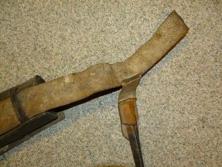 1825 Massachusetts Militia Belt,  Buckle Plate,  Cartridge Box,  Musket Bayonet Rig 8